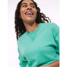 Womens B by Boutique Sweat-shirt confortable 100 % coton - Bright Aqua, Bright Aqua