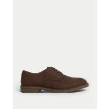 Mens M&S Collection Derbys à lacets - Brown, Brown