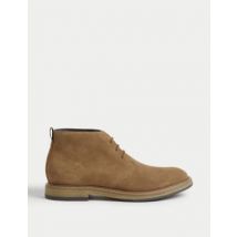 Mens M&S Collection Bottines Chukka en daim - Tan, Tan