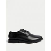 Mens M&S Collection Derbys en cuir - Black, Black