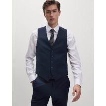 Mens M&S Collection Gilet de costume - Navy, Navy