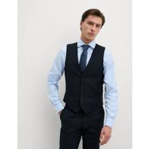 Mens M&S SARTORIAL Gilet de costume 100 % laine - Navy, Navy