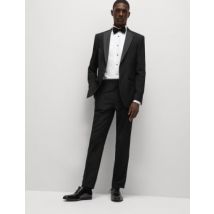 Mens M&S Collection Pantalon de smoking coupe slim - Black, Black