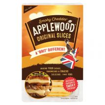 Applewood Smoke Flavoured Cheddar Cheese Slices 160g