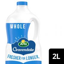 Arla Cravendale Filtered Fresh Whole Milk 2L Fresher for Longer