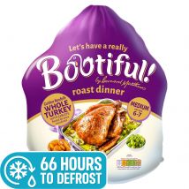 Bootiful! by Bernard Matthews Medium Whole Turkey with Giblets – Frozen Basted Whole Bird, Ready for Roasting