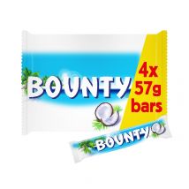 Bounty Coconut Multipack Chocolate Bar 57g