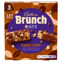 Cadbury Brunch Oats Bar Chocolate Chip Cereal Bar, 160g
