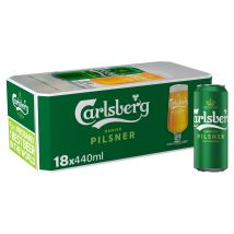 Carlsberg Danish Pilsner Lager Beer 18 x 440ml Can