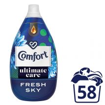 Comfort  Ultra-Concentrated Fabric Conditioner Ultimate Care Fresh Sky 58 washes (870 ml)