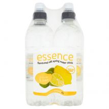 Essence Lemon & Lime Flavoured Still Spring Water Drink 4 x 500ml