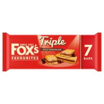 Fox's Favourites Triple Milk Chocolate Layered Biscuit Bar 7 x 19g (133g)