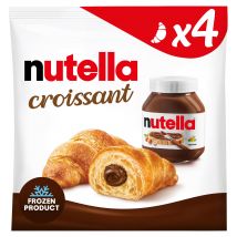 Frozen Nutella Croissant- Crispy Flaky  Croissants with a Nutella Heart