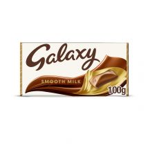 Galaxy Smooth Milk Chocolate Block Bar 100g