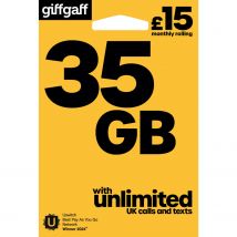 GiffGaff £15 35GB Sim Card