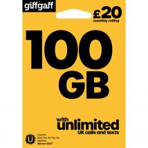 GiffGaff £20 100GB Sim Card