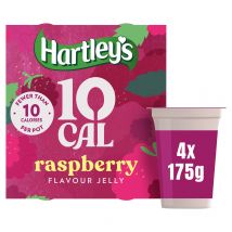 Hartley's 10 Cal Raspberry Flavour Jelly Pots 4 x 175g (700g)