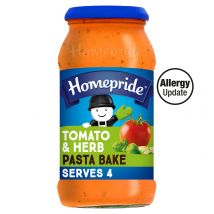 Homepride   Pasta Bake Sauce Creamy Tomato and Herb 485g