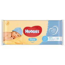 Huggies® Pure Baby Wipes - 1 Pack of 56 Wipes