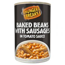 Hunger Breaks Baked Beans with Sausages in Tomato Sauce 400g