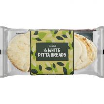 Iceland 6 White Pitta Breads 360g