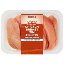 Iceland Class A Fresh Chicken Breast Mini Fillets Skinless & Boneless 400g