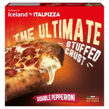 Italpizza The Ultimate Stuffed Crust Double Pepperoni 465g