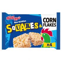Kellogg's Squares & Corn Flakes Rice Krispies Bars 4 x 31g (124g)