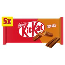 KitKat 2 Finger Orange Chocolate Biscuit Bar 5 pack Multipack 103.5g