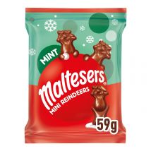 Maltesers Reindeer Chocolate Christmas Mint Mini Treats Bag 59g