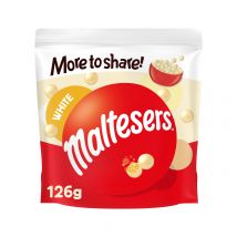 Maltesers White Chocolate & Honeycomb More to Share Pouch 126g