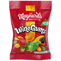 Maynards Bassetts Wine Gums Sweets Sharing Bag 130g