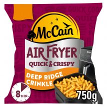 McCain Air Fryer Deep Ridge Crinkle Fries 750g