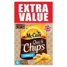 McCain Quick Chips Crinkle 6 x 100g (600g)