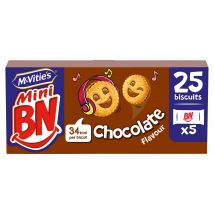 McVitie's Mini BN Chocolate Flavour Biscuits Multipack 5 x 35g, 285g