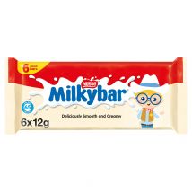 Milkybar Kid White Chocolate Bar 6 Pack Multipack 72g