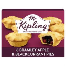 Mr Kipling 6 Bramley Apple & Blackcurrant Pies