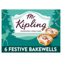 Mr Kipling Festive Bakewells Christmas Tarts 6 Pack