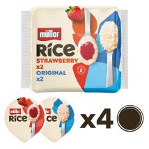 Müller Rice Strawberry & Original Low Fat Dessert