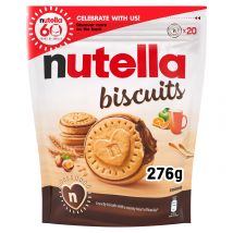 Nutella Biscuits 20 Pieces 276g - Crunchy Biscuits filled with Nutella