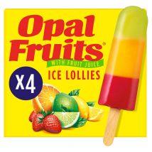Opal Fruits Limited Edition Ice Lollies with Fruit Juice 4 x 50ml (200ml)