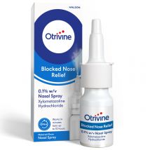 Otrivine Blocked Nose Relief Nasal Spray Adult Metered Dose 0.1% 10ml