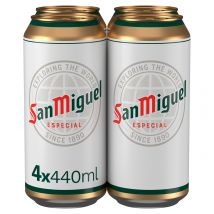 San Miguel Especial Premium Lager 4 x 440ml