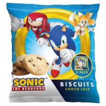 Sonic The Hedgehog Choco Chip Biscuits 5 x 20g (100g)