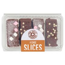 The Daily Bakery 4 Choc Slices 185g