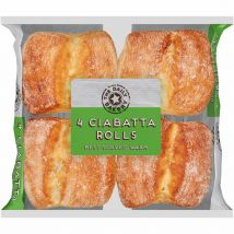 The Daily Bakery 4 Ciabatta Rolls