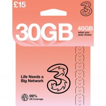 Three £15 30GB Sim Card