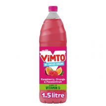 Vimto Raspberry, Orange & Passionfruit Real Fruit Squash 1.5 Litre