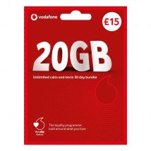 Vodafone Sim 20GB Data for £15