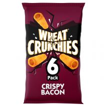 Wheat Crunchies Bacon Multipack Crisps 6 pack